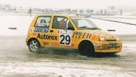 Jacek Sikora i Marek Kaczmarek - Fiat Cinquecento Sporting.